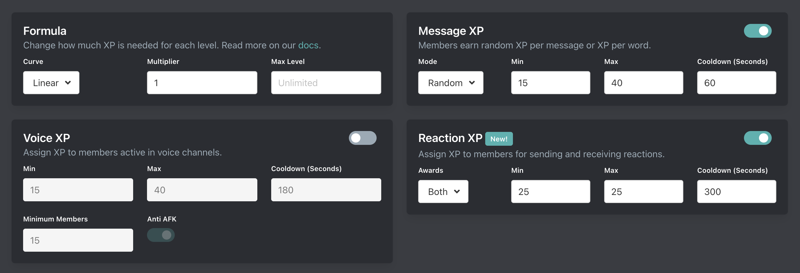 XP Options
